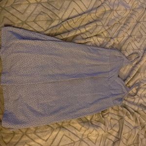 V neck spaghetti strapped brandy dress